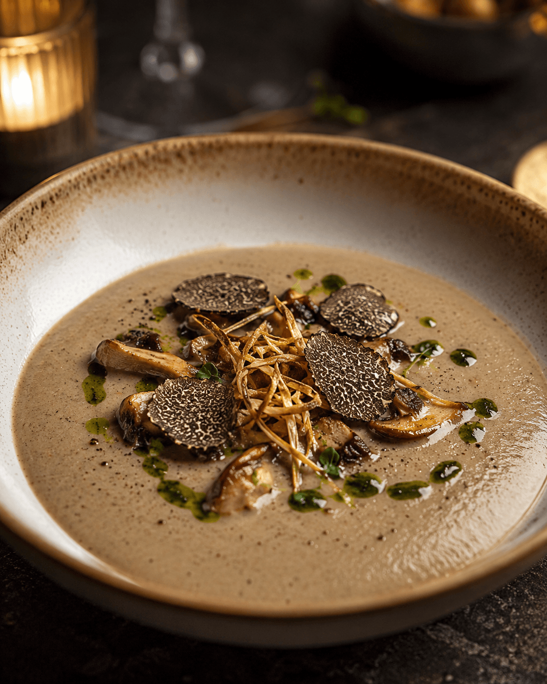 Truffle Mushroom Soup